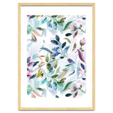 Watercolor Tranquility Leaves Mauve thumbnail