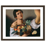 Boy With A Basket Of Fruit - Caravaggio - Selfie thumbnail