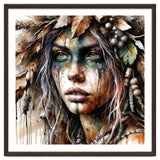 Autumn Leaf Druid Woman Portrait thumbnail