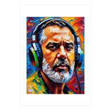 Man In Headphones Art (Print Only) thumbnail