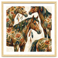Rustic Horse Blossoms