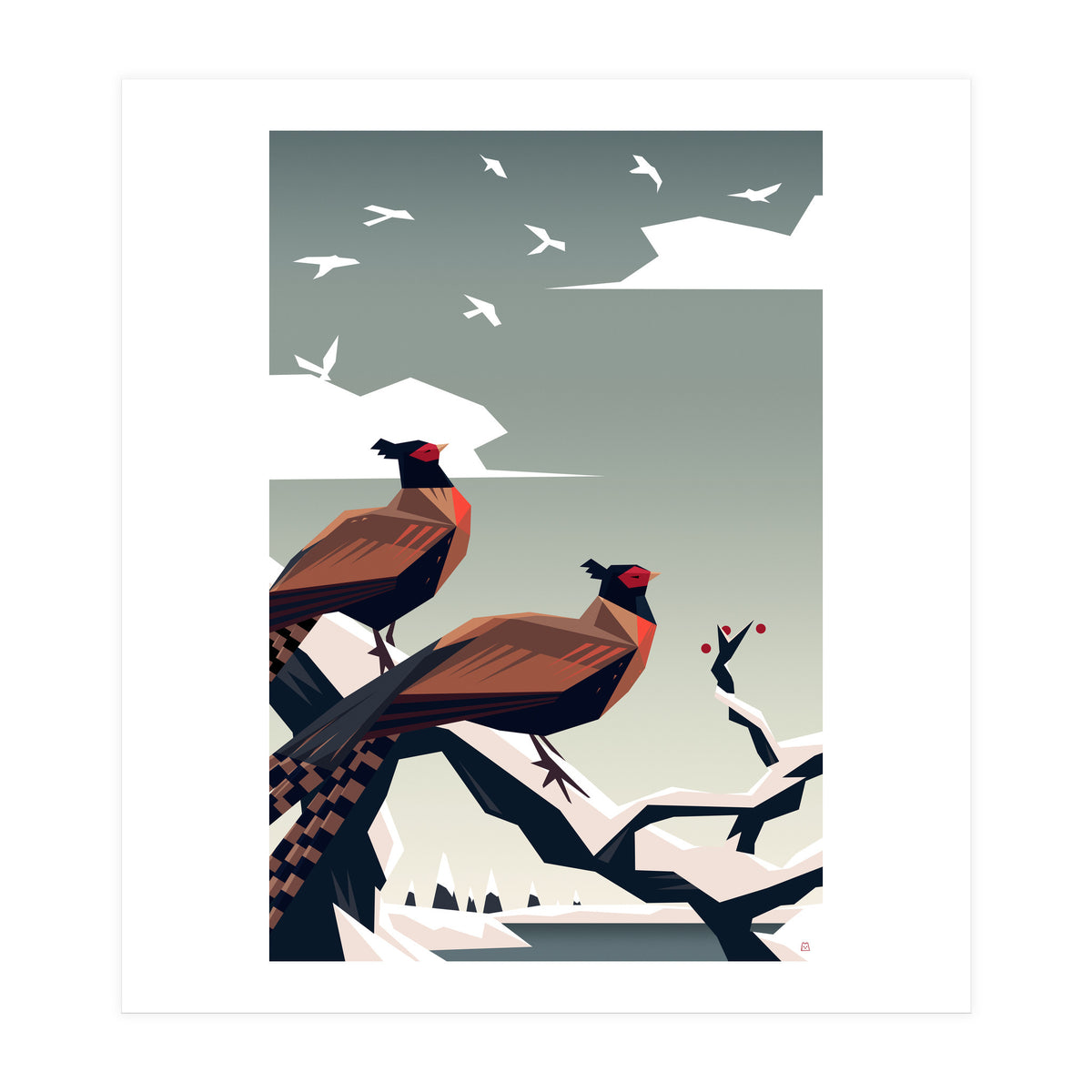 Call of the pheasants (Print Only)