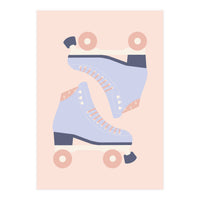 Lavender Retro Roller Skates (Print Only)