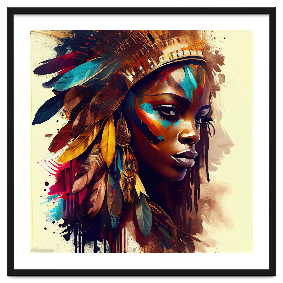 Powerful African Warrior Woman #5
