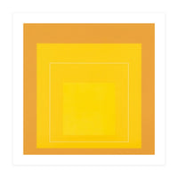 JOSEF ALBERS - HOMAGE TO THE SQUARE ORANGE YELLOW  (Print Only)