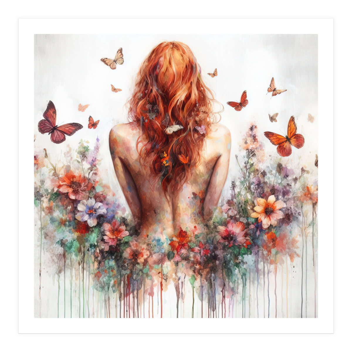 Butterfly Body In Bloom (Print Only)