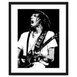 Neil Young Musician Legend in Grayscale thumbnail