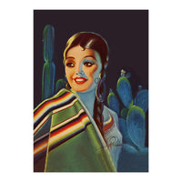 Pinup Mexican Girl (Print Only)