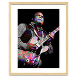 Freddie King American Blues Guitarist Colorful thumbnail