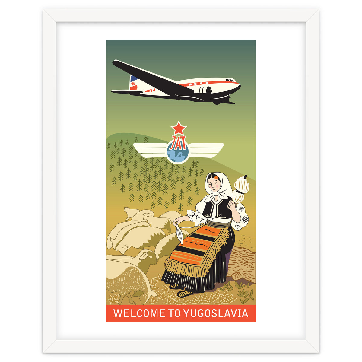 JAT Airways, Yugoslavia