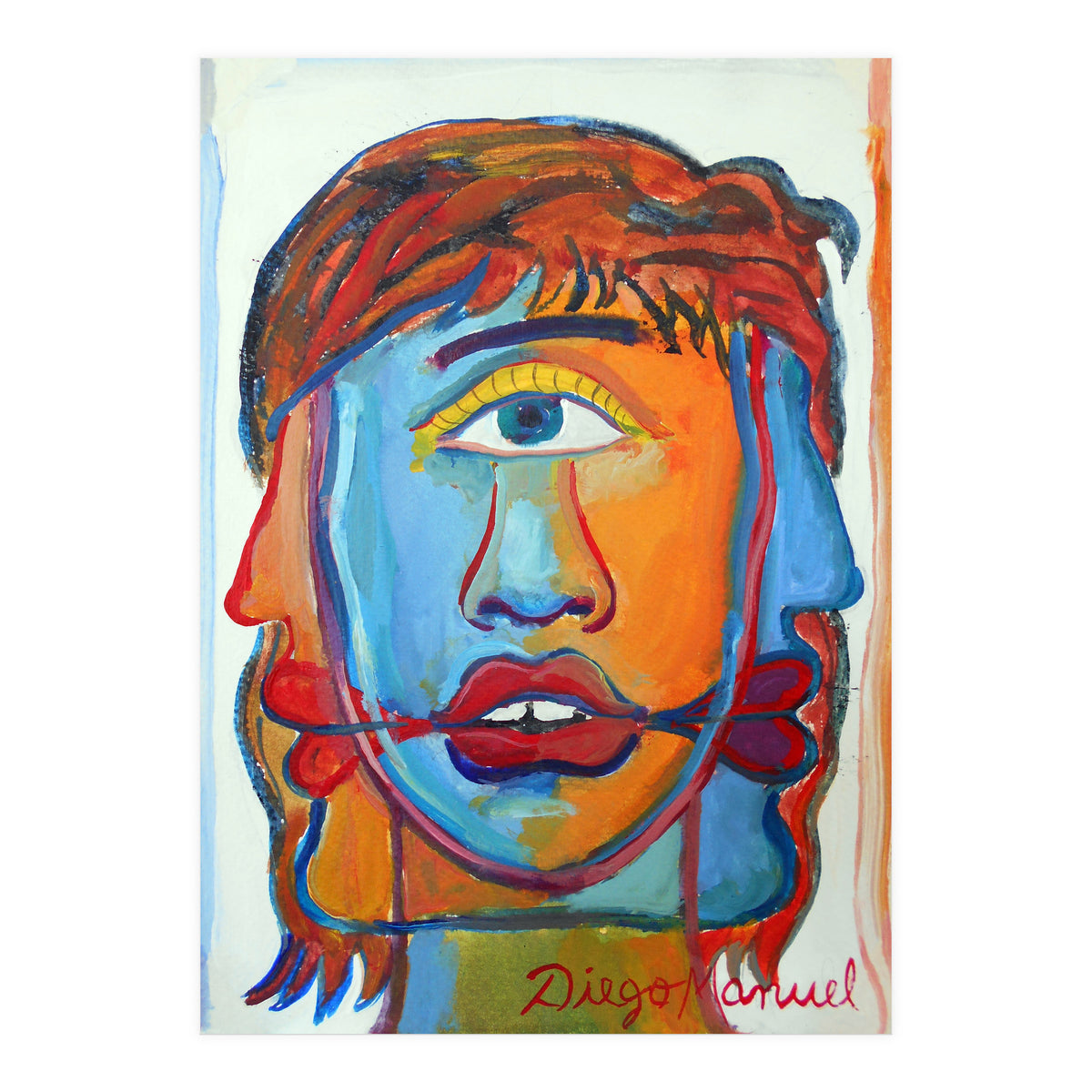 Cabeza De Mujer 1 (Print Only)