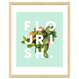 Flourish #society6 #buyart #typography #artprint thumbnail