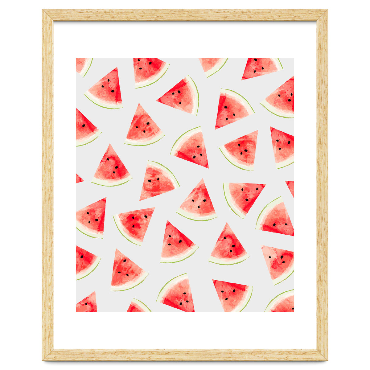 Watercolor Watermelon Pattern