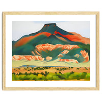 Georgia O’Keeffe – My Front Yard, Summer (1941) | Vibrant Southwestern Landscape in Modernist Style