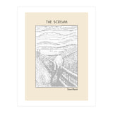 The Scream – Edvard Munch (ascii art)  (Print Only) thumbnail