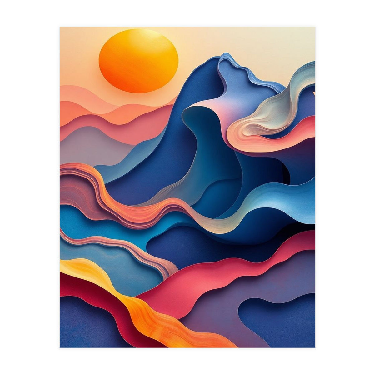 Sunset Over the Reef (Print Only)