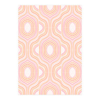 Peachy Marbled Tiles (Print Only)