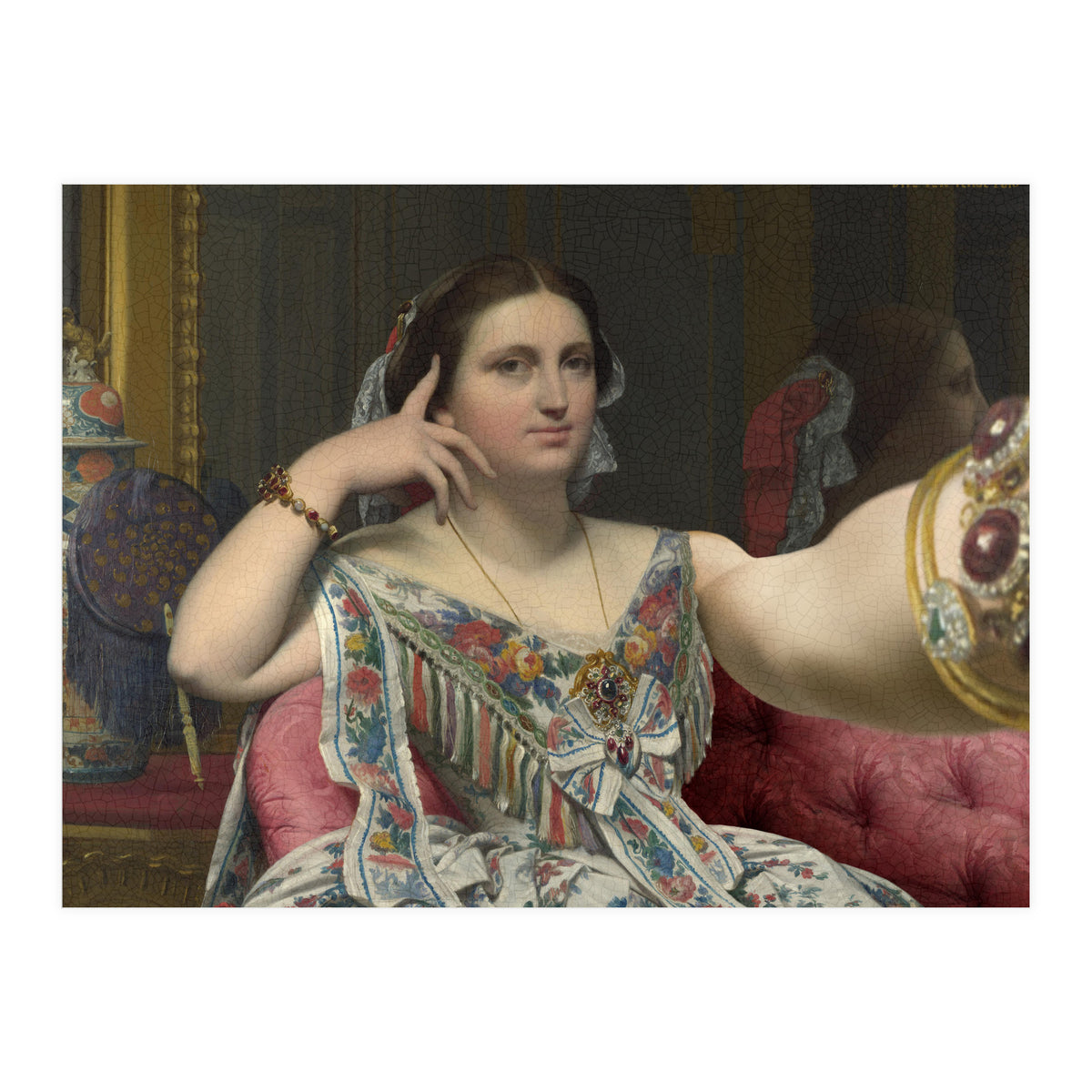 Madame Moitessier - Ingres - Selfie (Print Only)