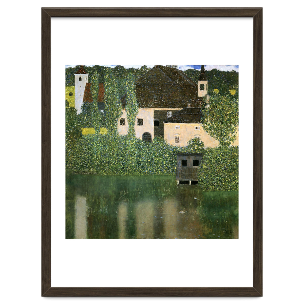 'Water Castle', 1908, Oil on canvas, 102,5 x 102 cm.