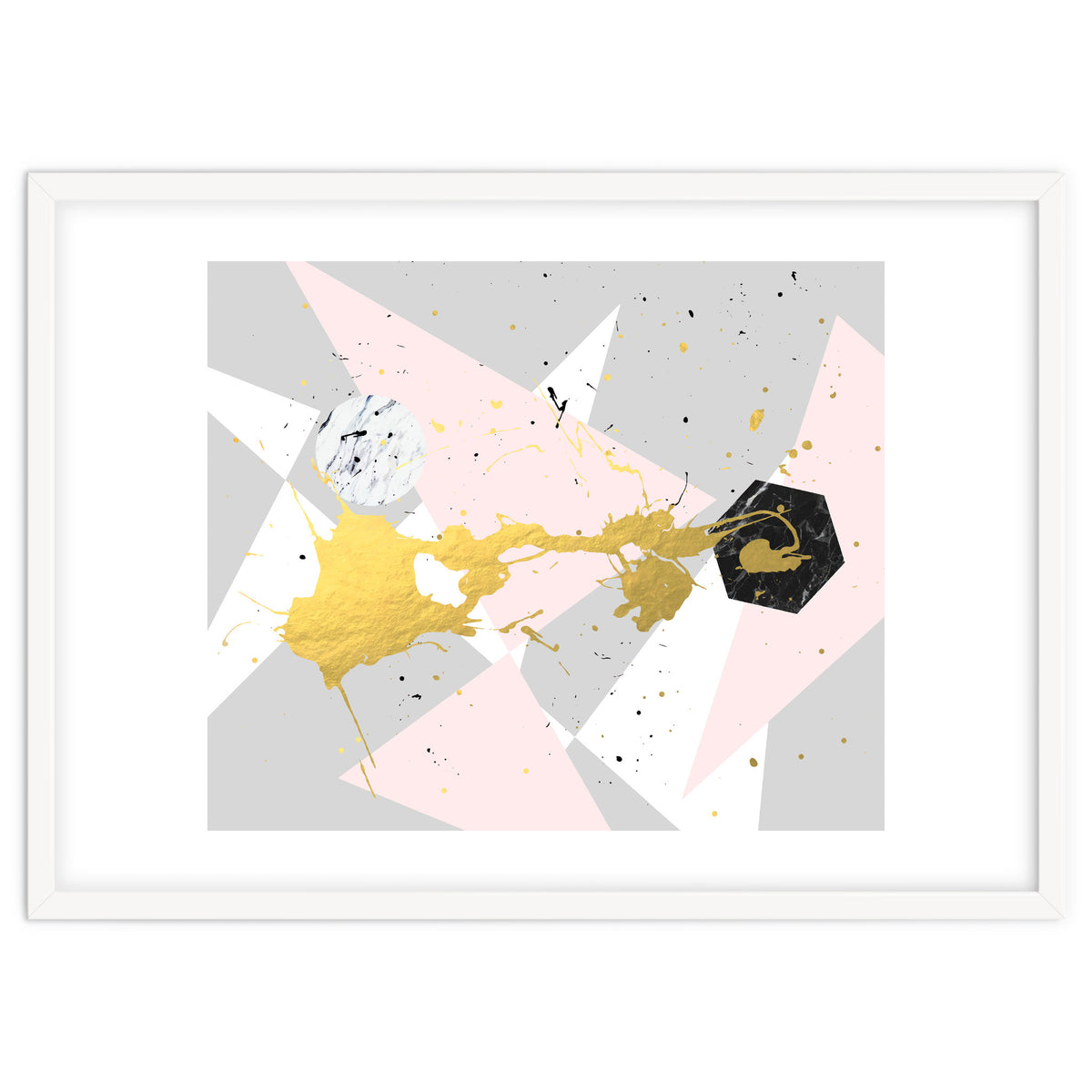 Gold Splatter #society6 #decor #buyart