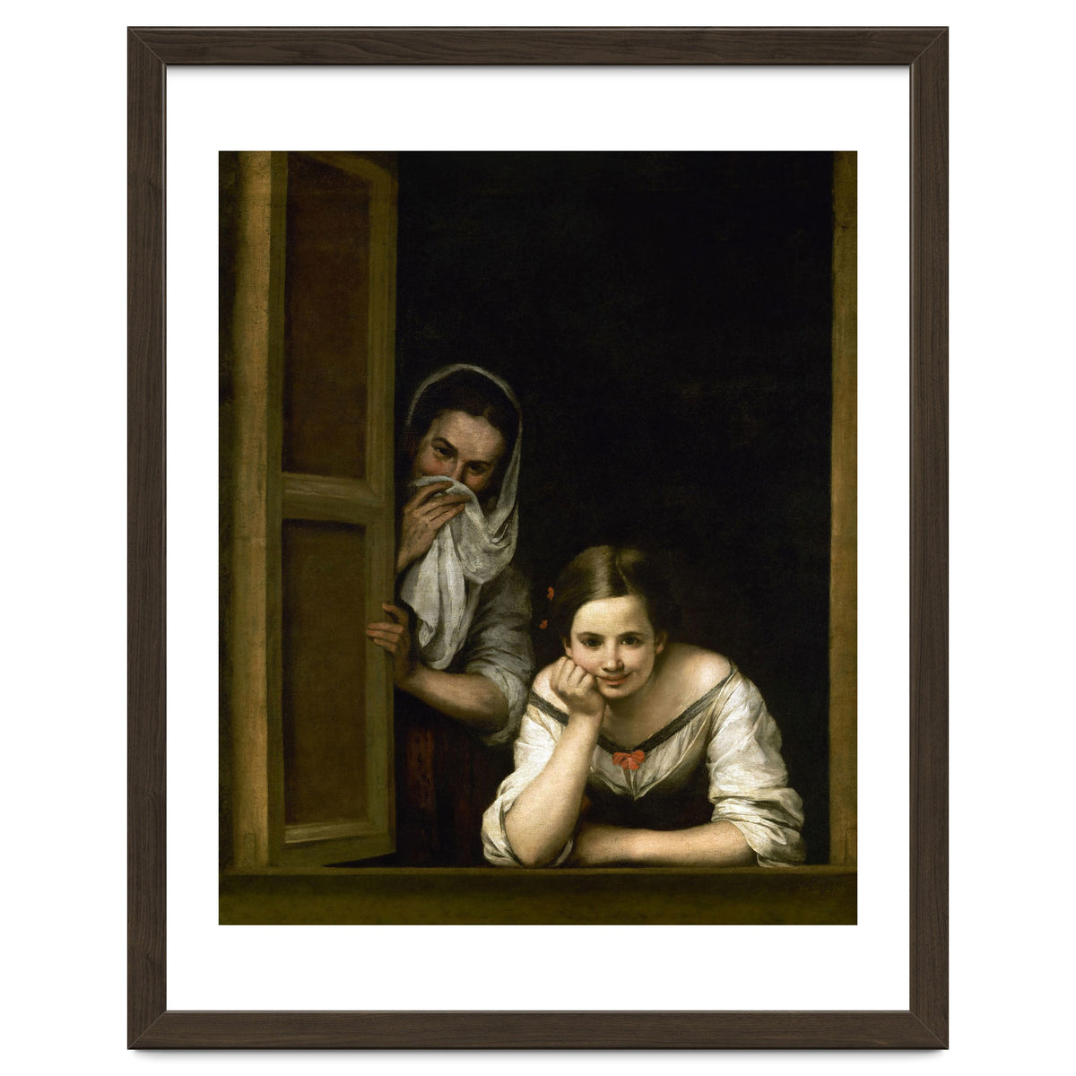 Bartolome Esteban Murillo:Two Women at a Window, c.1655/1660. National Gallery of Art Washington DC.