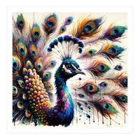 Peacock Feather Splendor (Print Only)