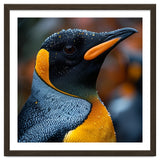 King Penguin With Water Droplets In Rain thumbnail