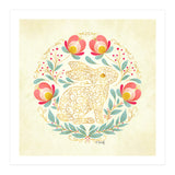 Folk Art Rabbit (Print Only) thumbnail