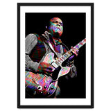 Freddie King American Blues Guitarist Colorful thumbnail