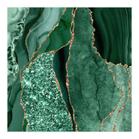 Agate Glitter Ocean Texture 14  (Print Only)
