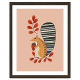 Squirrel In A Pink Autumn thumbnail