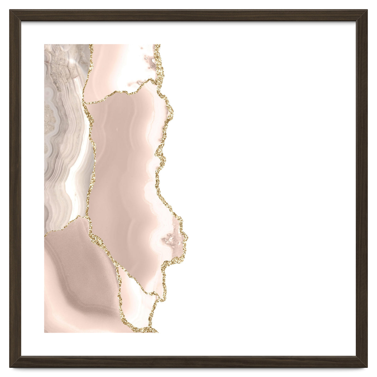 Ivory & Gold Agate Texture 05