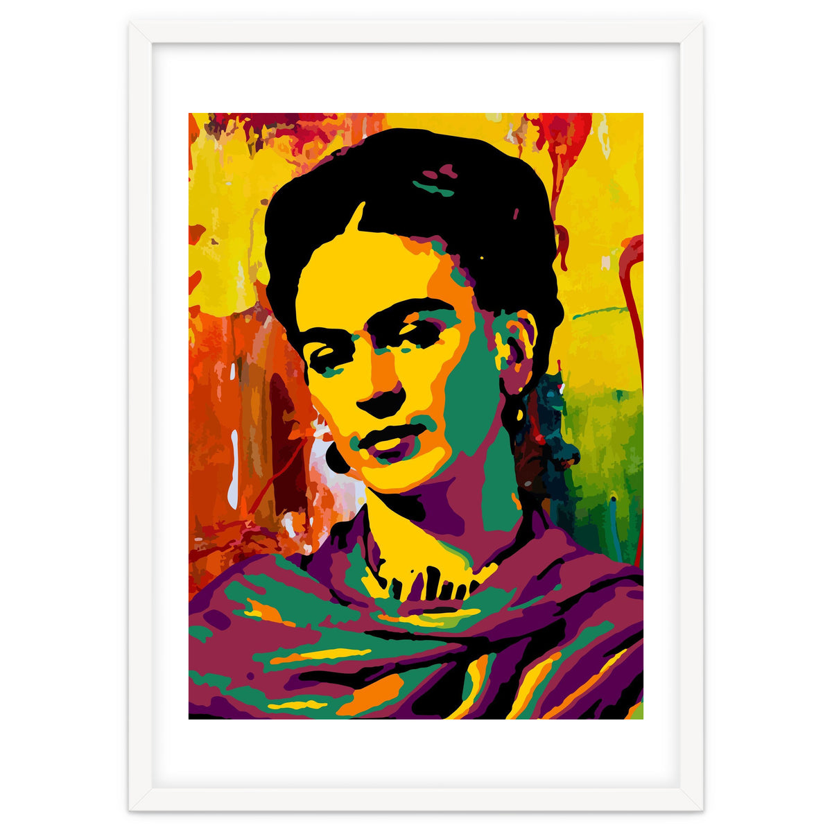 Frida Kahlo Abstract 3