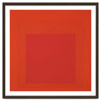 JOSEF ALBERS - HOMAGE TO THE SQUARE RED
