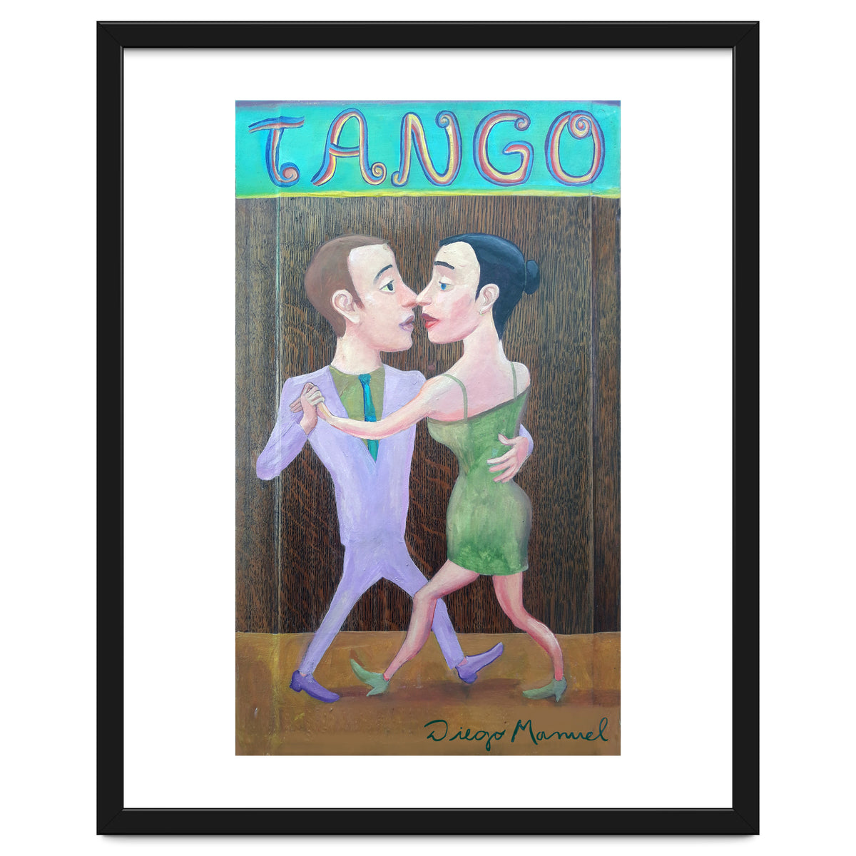 Pareja De Tango 2 Madera