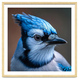 Close Up Portrait Of A Blue Jay Bird thumbnail