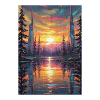 A Cybernetic Sunset Reflecting the Symbiosis (Print Only)