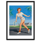 Pinup Girl On The Tennis Course thumbnail