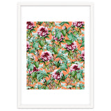 Frosty Florals || #society6 #decor #buyart thumbnail