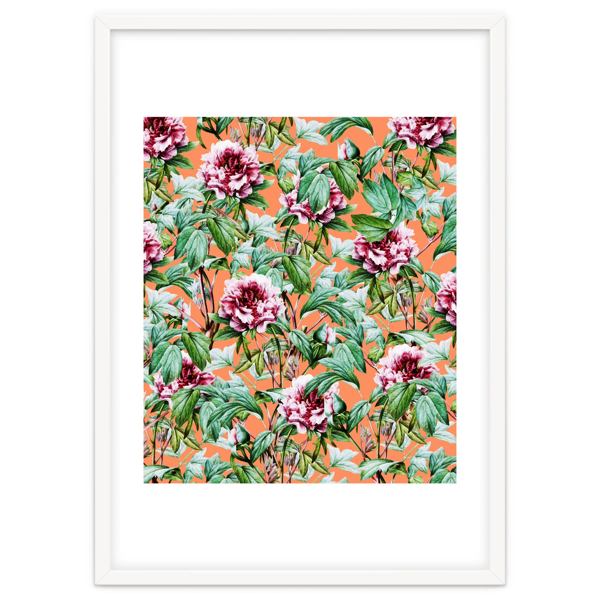 Frosty Florals || #society6 #decor #buyart
