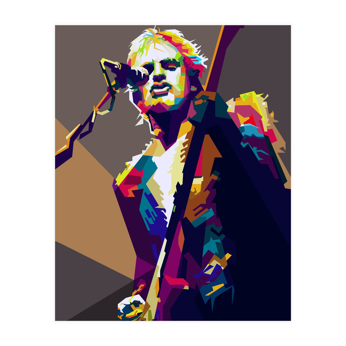 Sting The Police Pop Art WPAP (Print Only)
