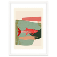 Red Fish Abstract