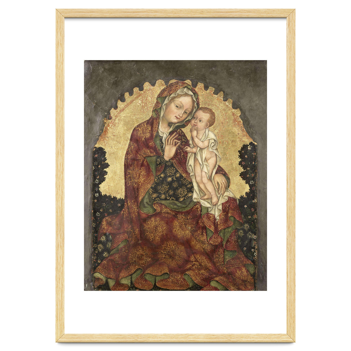 Madonna of Humility. Dating: 1429 - 1439. Measurements: h 53 cm × w 42 cm; d 13.5 cm.