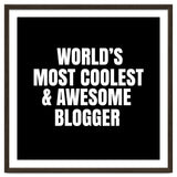 World's most coolest and awesome blogger thumbnail