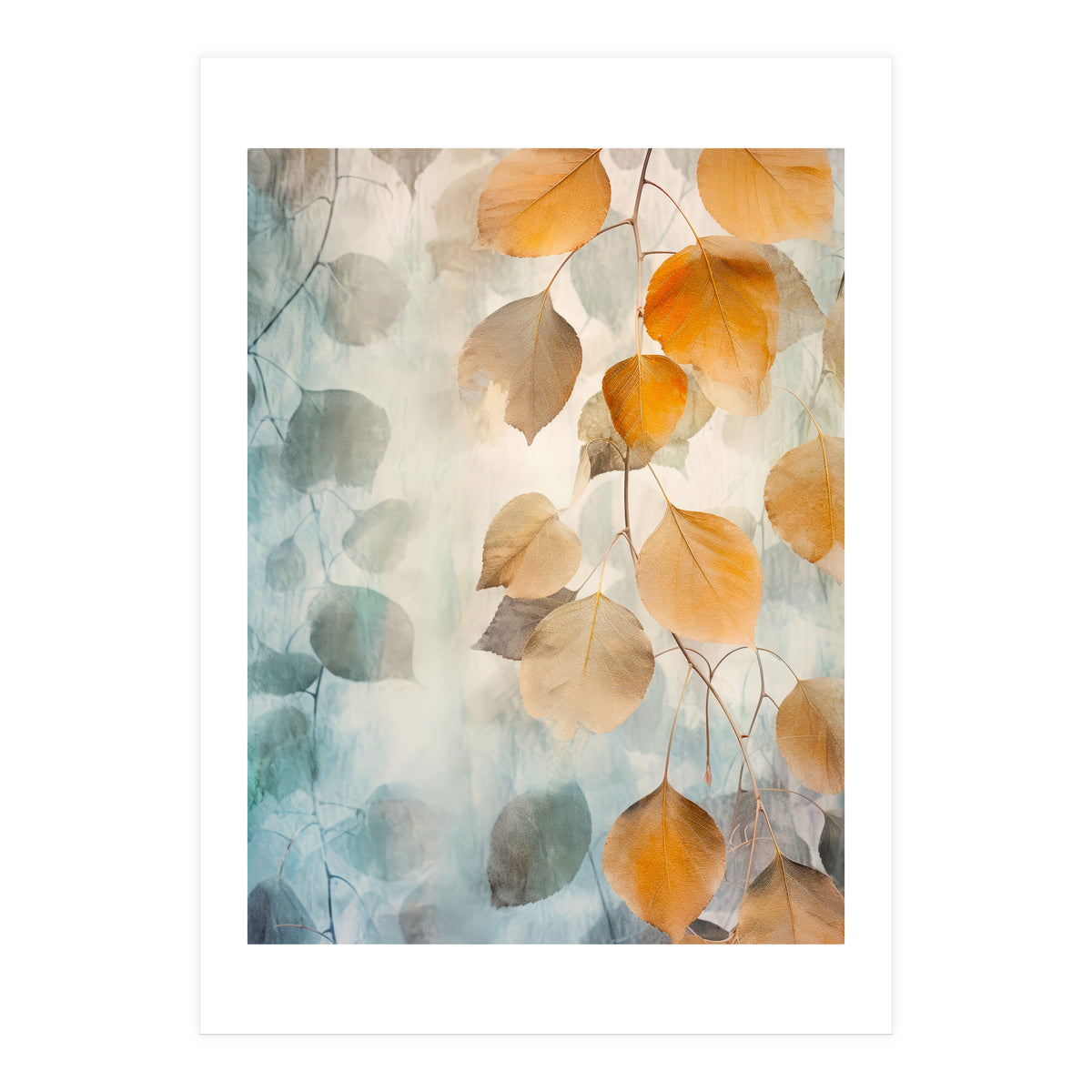 Winter leaves 4 (Print Only)