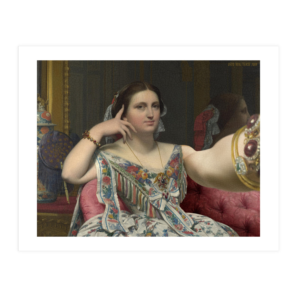 Madame Moitessier - Ingres - Selfie (Print Only)