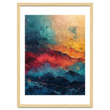 Abstract Textured Mountain Landscape thumbnail