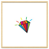Rainbow colorful diamond thumbnail