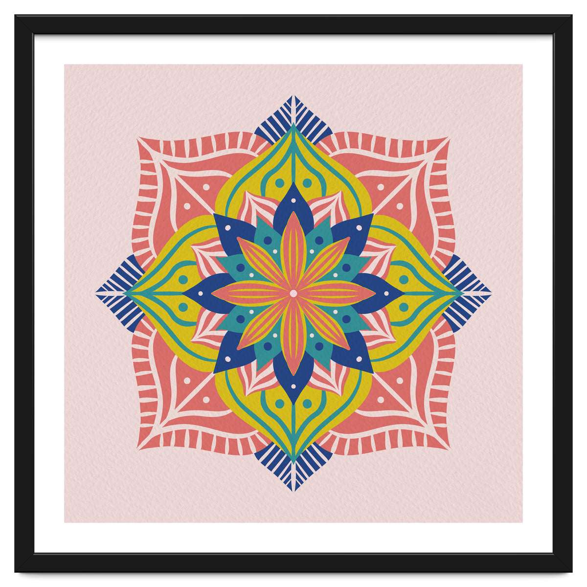 Colorful abstract mandala