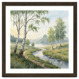Morning Mist in the Birch Valley thumbnail